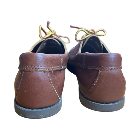 Vintage L.L. Bean Signature Brown Leather Camp Moccasins - Picture 5 of 8